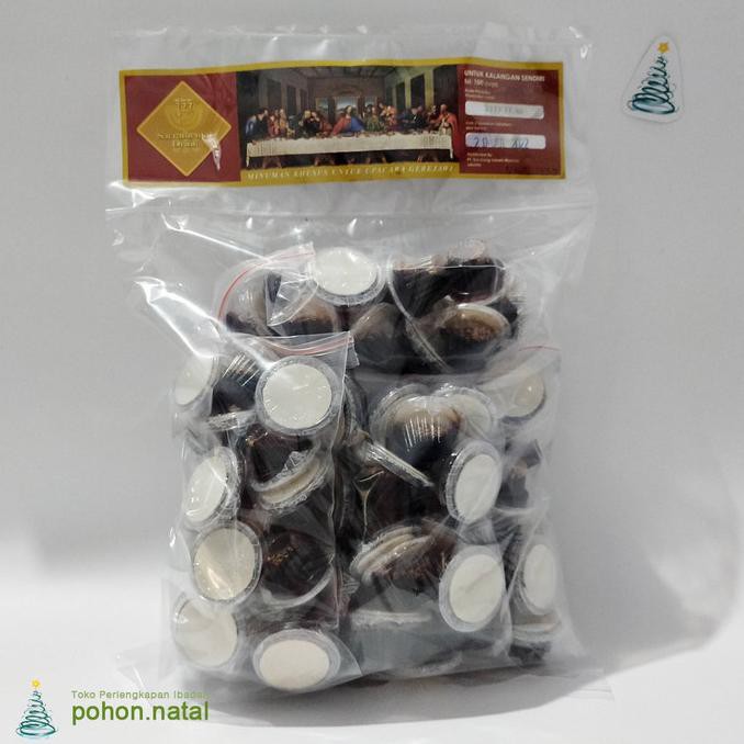 

Anggur Cup Ros Gung & Hosti Roti Perjamuan Kudus isi 100 LIMITED EDITION Kode 496