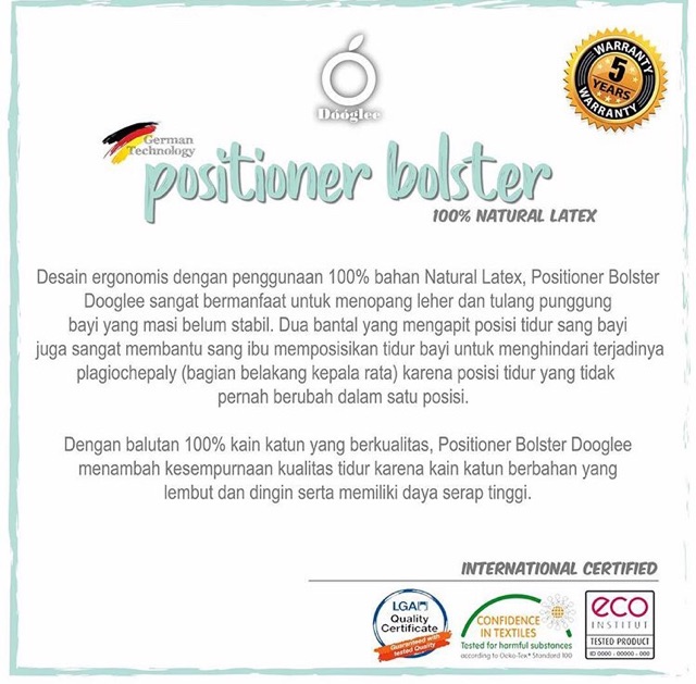 Dooglee positioner bolster