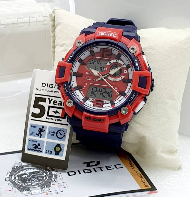 Jam Tangan Pria Digitec Original DG3074 Tahan Air