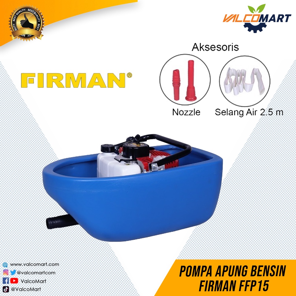 Mesin Pompa Apung Firman FFP15 Firnan Floating Pump