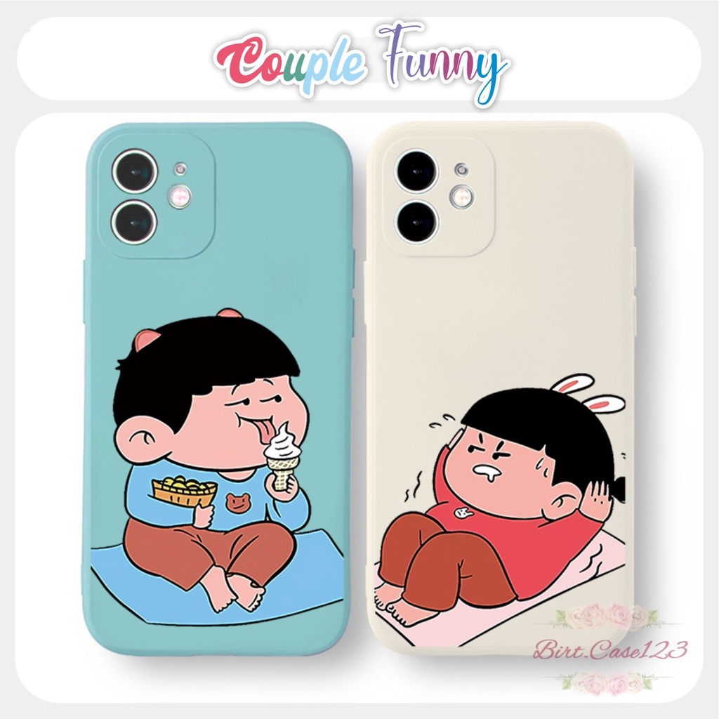 CASE CASING SOFTCASE SILIKON MACARON PELINDUNG KAMERA COUPLE FUNNY OPPO VIVO SAMSUNG XIAOMI REALME IPHONE ALL TYPE BC6322