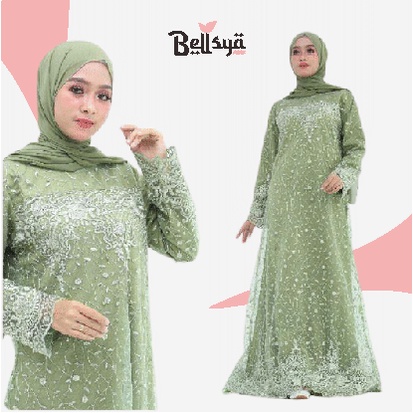 READY JUMBO / Gamis Brokat / Baju Muslim Wanita Terbaru 2021 / Gamis Wanita Murah / Gamis Brukat / G