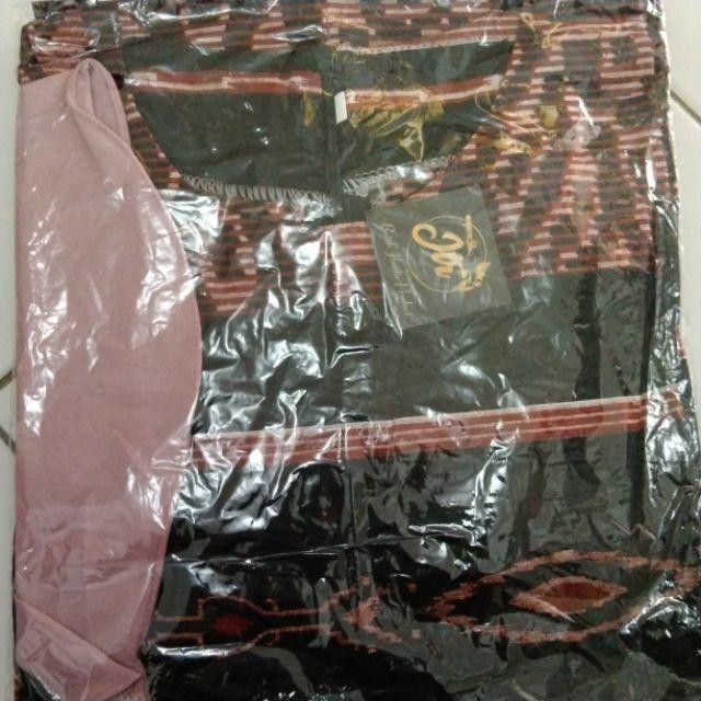 Tey-17 Batik Wanita Asj Sa Hrb026 Kenongo Kemeja Tosca Pendek