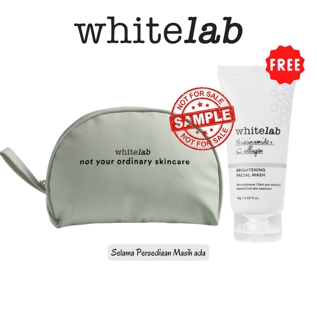 FREE GIFT Whitelab Brightening Pouch Bag Sample Mini size serum Sachet