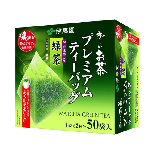 Ito En Itoen Oi Tea Premium Tea Bag Green Tea with Uji Matcha 50 x 1.8 Gram