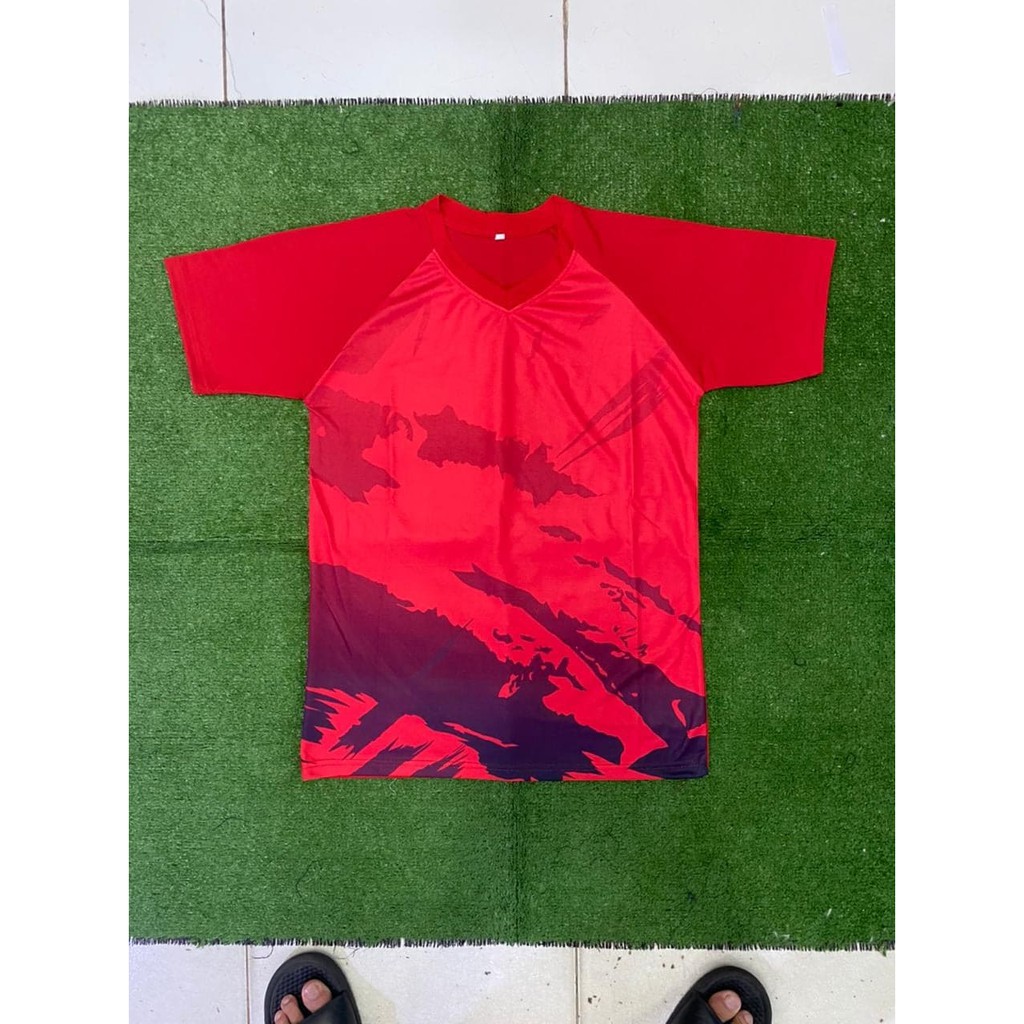 JERSEY OLAHRAGA PRIA DEWASA/KAOS FUTSAL/KAOS BADMINTON/BAJU BOLA PRINTING/KAOS OLAH RAGA PRINTING