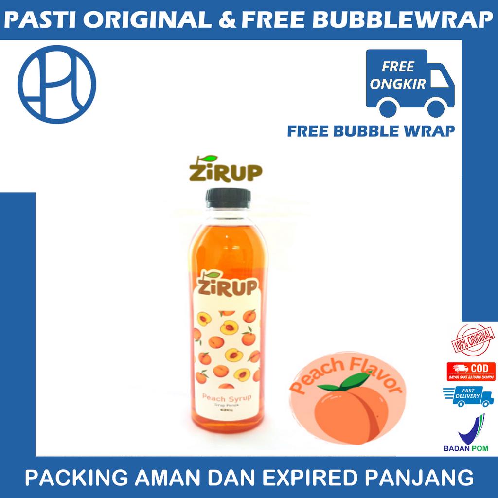 ZIRUP Minuman Sirup Rasa PERSIK PEACH FLAVOR 630ML