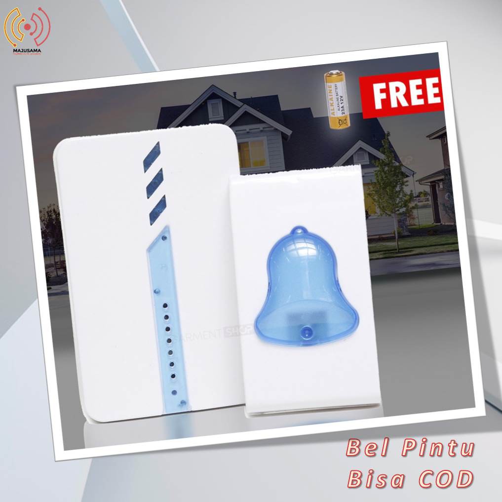 Bel Pintu Rumah Wireless Tanpa Kabel Pake Listrik Terbaik - 18 Polyphony Sounds