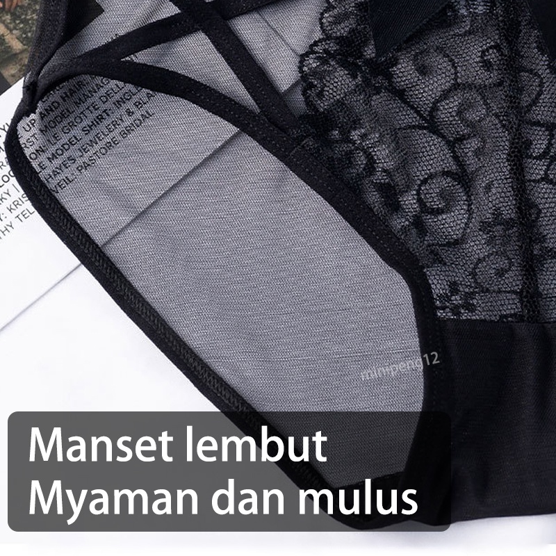 Celana dalam Wanita Renda Seamless Sexy Transparan Best Seller cd wanita sexy Grosir