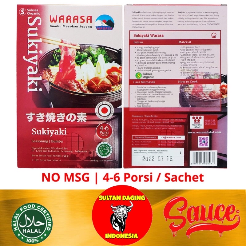 

BUMBU SUKIYAKI SHABU TANPA MICIN WARASA 50 GRAM/ BUMBU SUKIYAKI SHABU/ BUMBU SUKIYAKI TOMYAM/ BUMBU SUKIYAKI HALAL/ BUMBU SUKIYAKI JEPANG