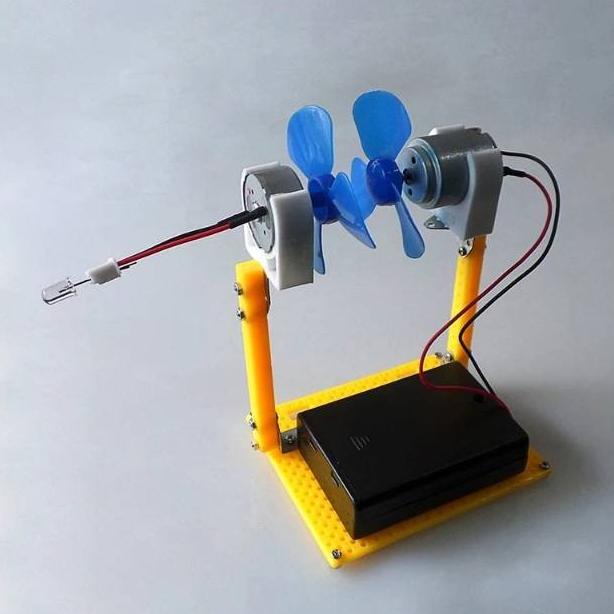 G5 Dinamo Motor Generator Turbin Pembangkit Listrik Dc Mini Edukasi