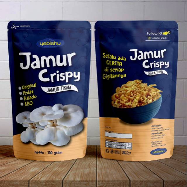 

JAMUR CRISPY / KRIPIK JAMUR YEBISHU (SNACK)