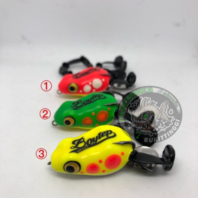 Soft frog boytep mini frog foot 3.5cm berat 8gr lure boytep mini frog foot