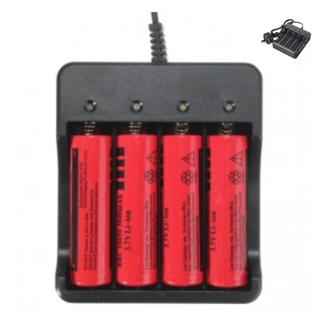 Charger Baterai 18650 Vape Kamera Powerbank 4 Slot Ms404a 111107