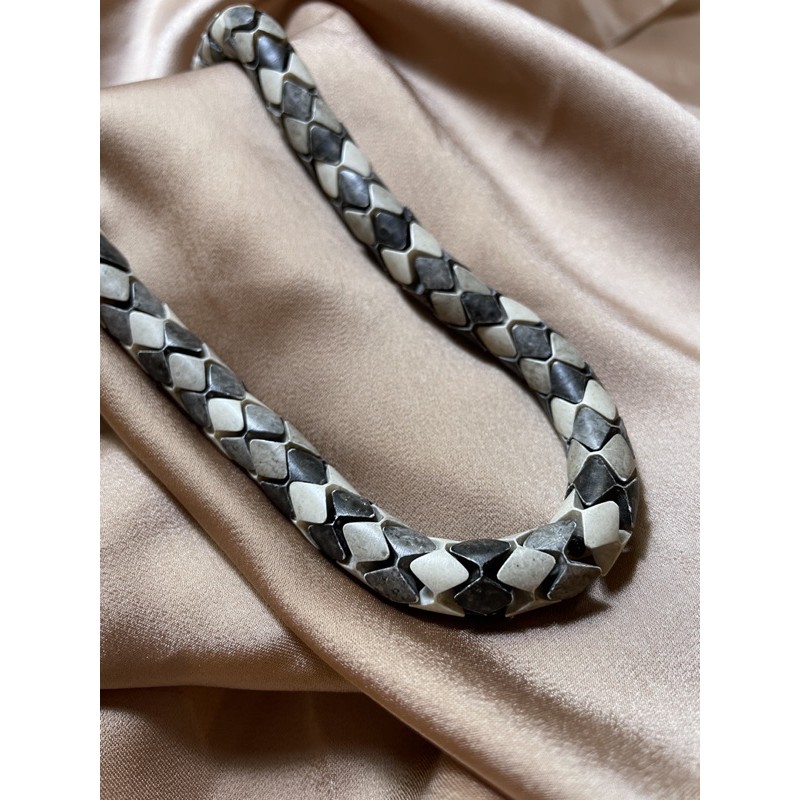 Gray Snake Necklace