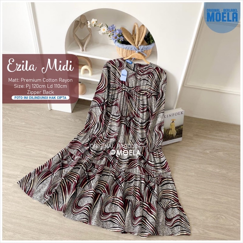 Ezila Midi Dress - By Original Moela