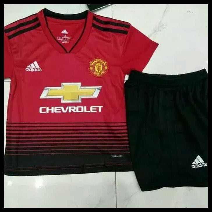 JERSEY BAJU KAOS KOSTUM BOLA ANAK MANCHESTER_UNITED MU HOME 2018/2019