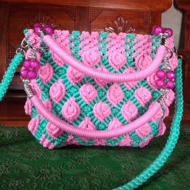 Tas tali kur/tas rajut/tas kondangan/tas pesta/tas kantor/tas santai