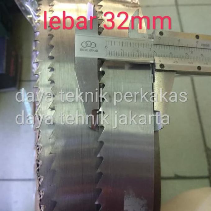 mata bandsaw 32mm x 3000mm - mata gergaji pita 32mm gergaji selendang
