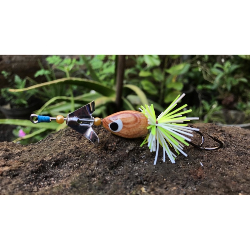 Lure Propeller Mini Slater Buzzbait Umpan Toman Gabus Top Water