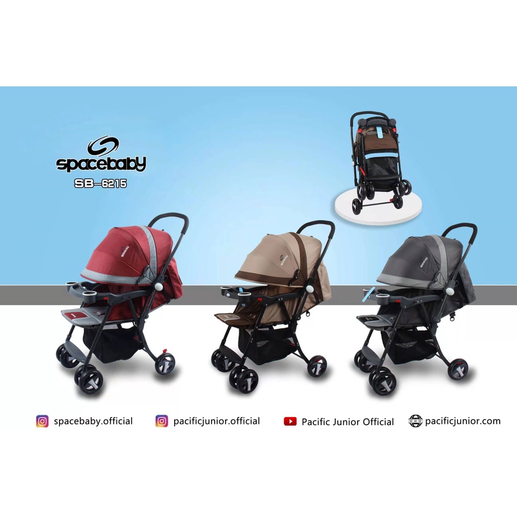 BABY STROLLER SPACE BABY SB 6212 SB 6215 SB 6217 SB 214 KERETA DORONG BAYI SPACEBABY GAGANG HADAP DEPAN BELAKANG SB6212 SB6215 SB 6217 SB214