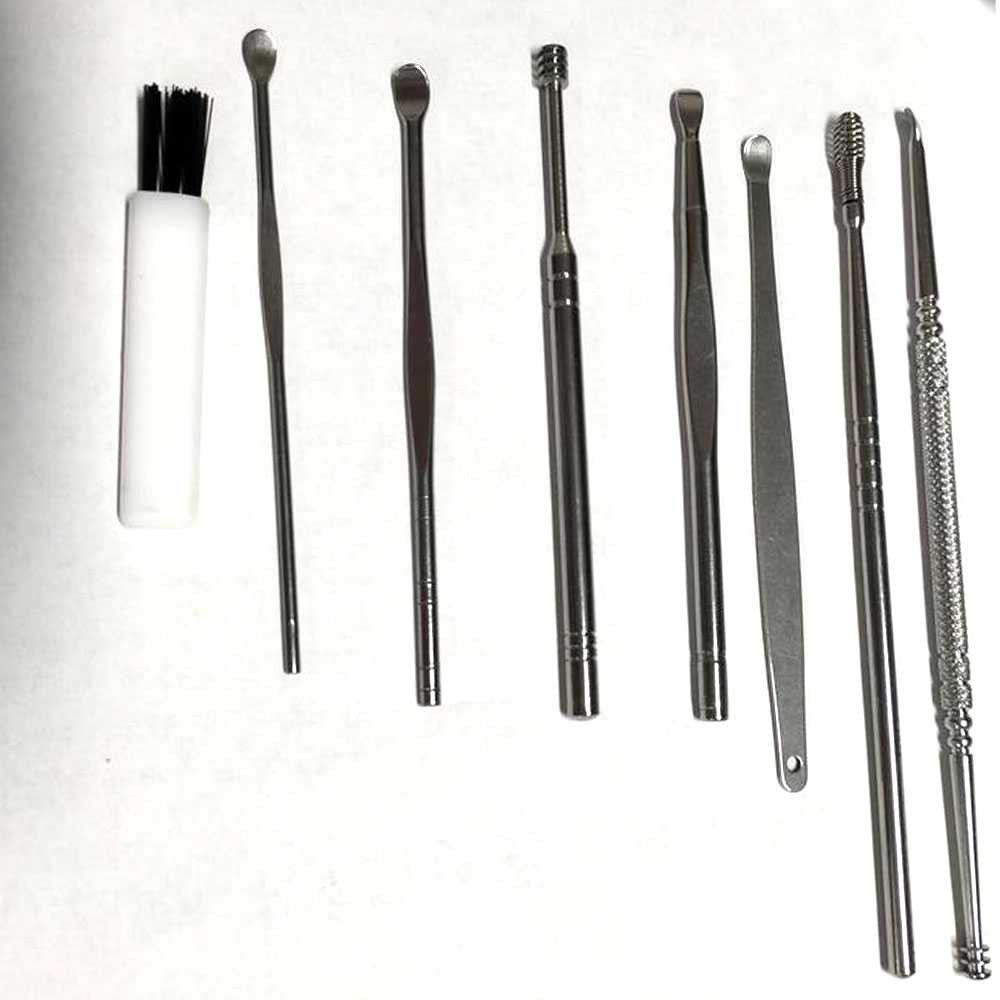 Pembersih Telinga Besi Korek Kuping Ear Wax Picker 7 Pcs Biutte.co