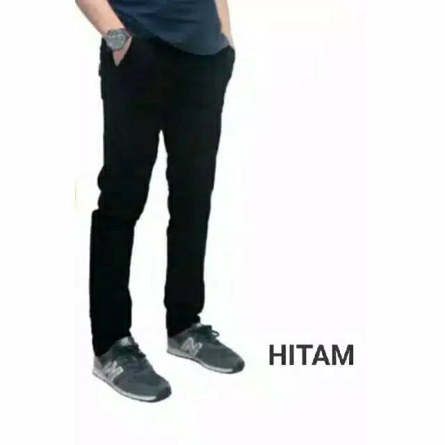 Celana Chino Panjang Pria Slimfit Katun Strecth Melar Cocok Buat Kerja Harian