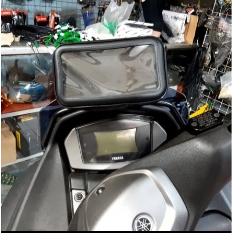 paket breket dan holder HP GPS Yamaha NEW NMAX 2020 2021