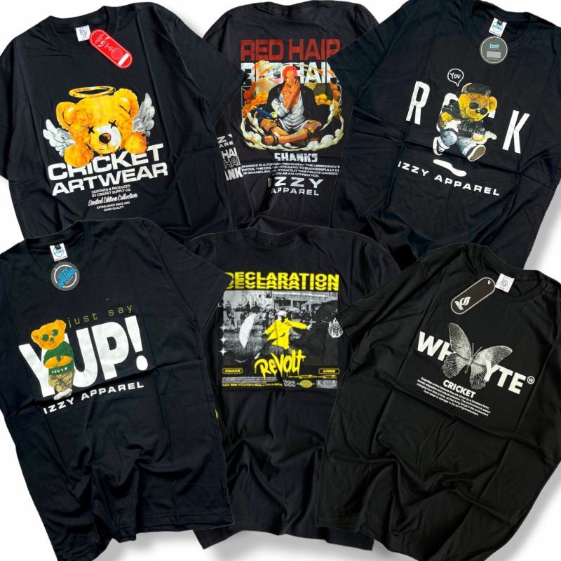 KAOS CRICKET - KAOS DISTRO PREMIUM - KAOS IZZI - KAOS PRIA - WANITA - PRIA