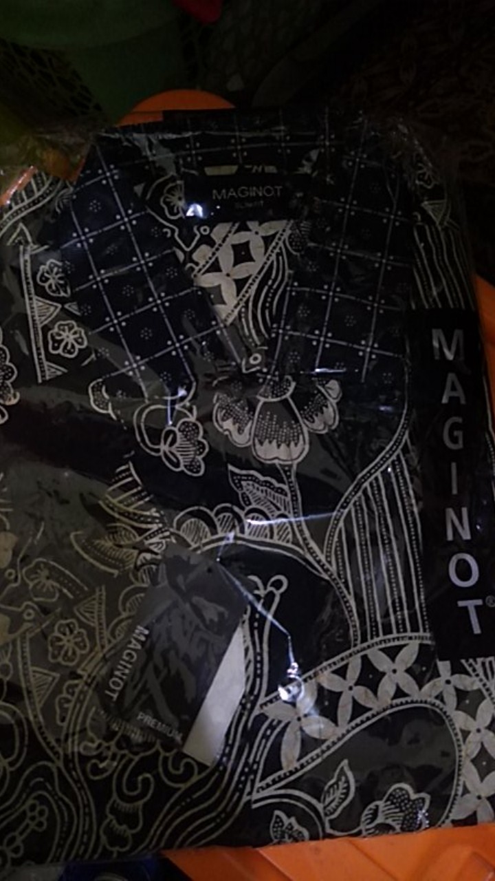Maginot Kemeja Batik Pria Nirankara-ls Lengan Panjang