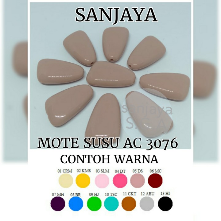 MOTE SUSU / MANIK SUSU / MANIK SUSU GLOSSY / MANIK SUSU BENTUK / MOTE SUSU AC 3076