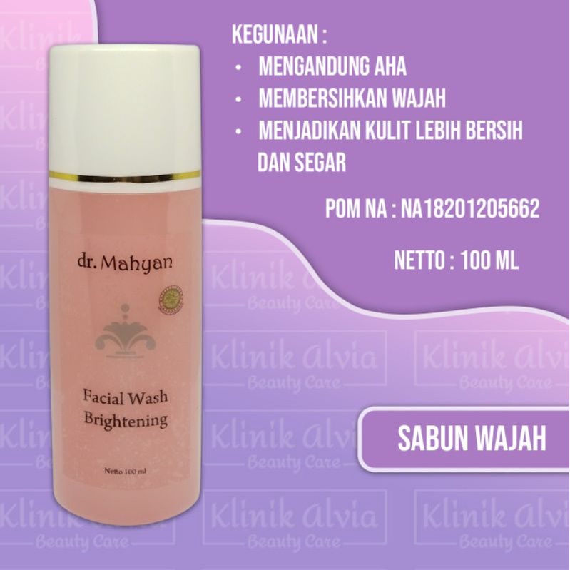 dr. Mahyan Facial Wash/SABUN Brightening