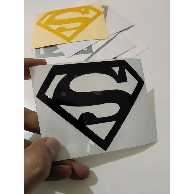 STICKER LOGO SUPERMAN CUTTING