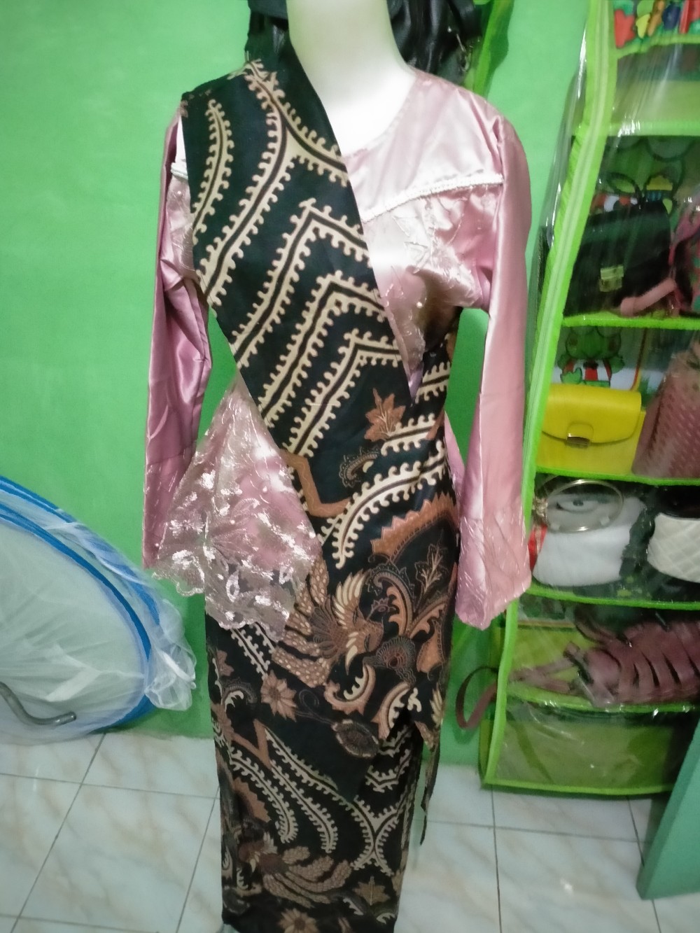 Shopashop Solo Batik Couple Liora Tulle Mutiara Aplikasi Mote Cantik Mix Tutu