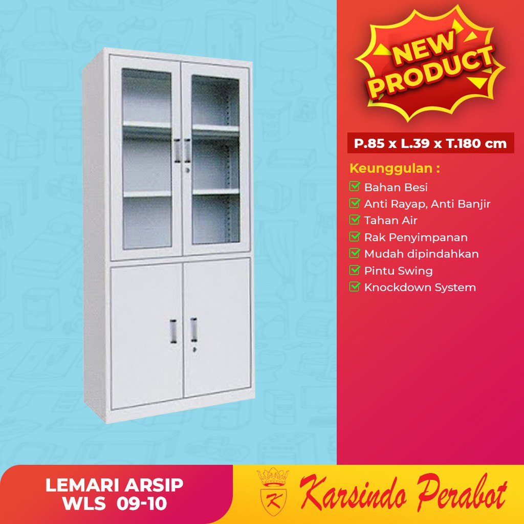 Lemari Arsip Besi/Filling Cabinet WLS 09-10 Import