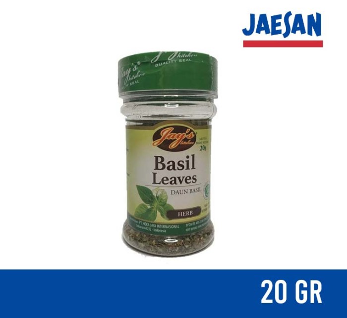 

Jays Kitchen Basil Leaves Herbs / Daun Basil 20gr