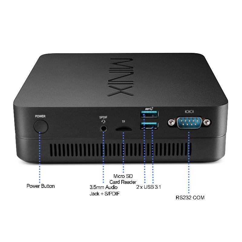 MINIX NEO NGC-5 PRO - RAM 8GB ROM 256GB Mini PC Windows 11 Pro 64-bit - MINI PC TERBARU WINDOWS 11 PRO DARI MINIX