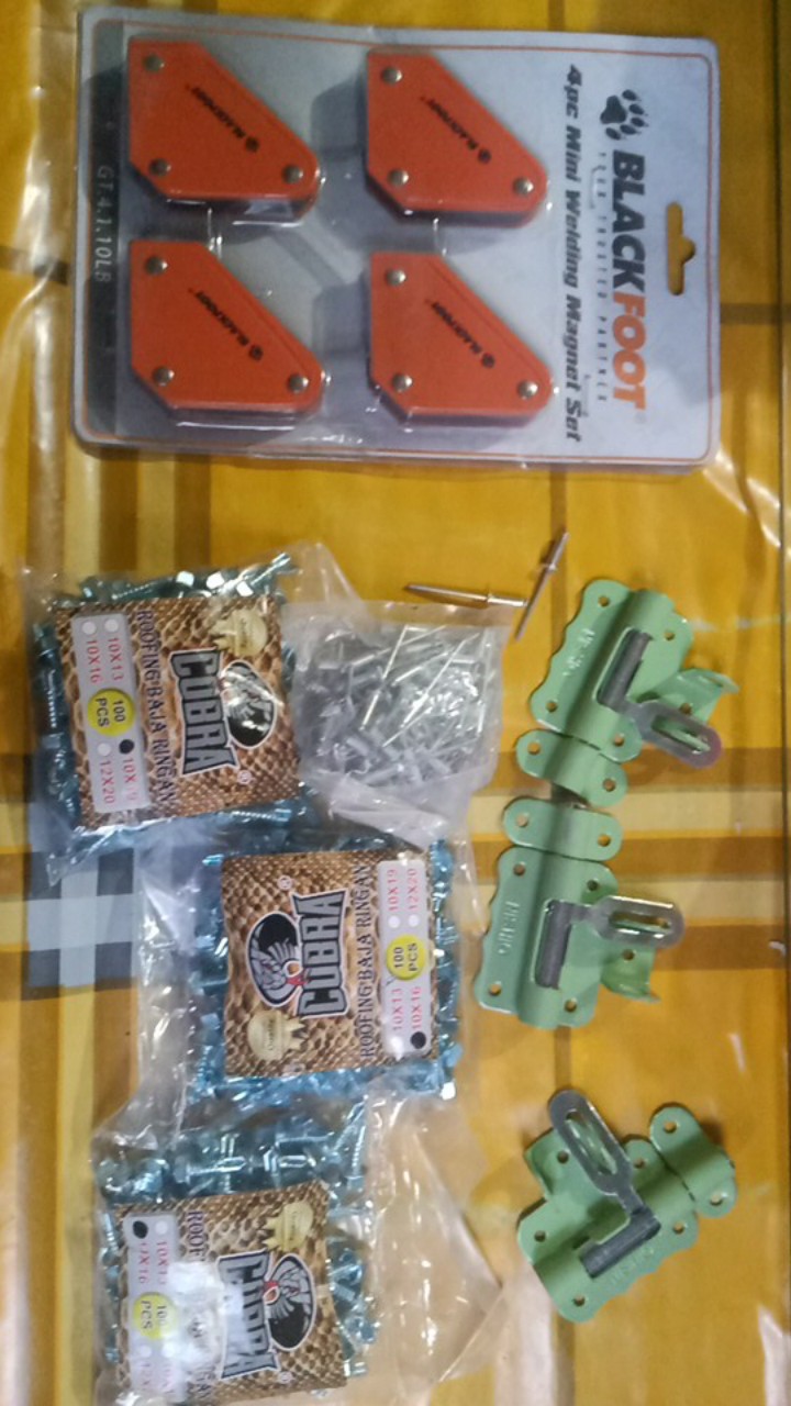 Grendel Overpal Slot Hijau Per Pcs