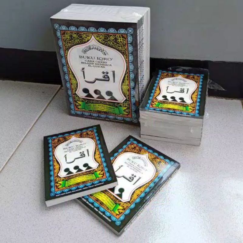 

BUKU IQRO KECIL DAN BESAR / BUKU IQRO MURAH / BUKU IQRO ANAK ANAK / MENGAJI