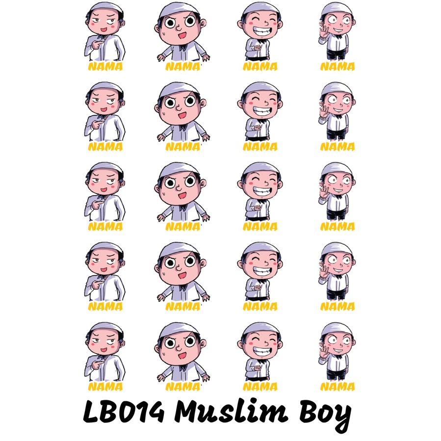 

Sticker Nama Cutting Label Waterproof Tahan Air Little Boy 14 (LB014)