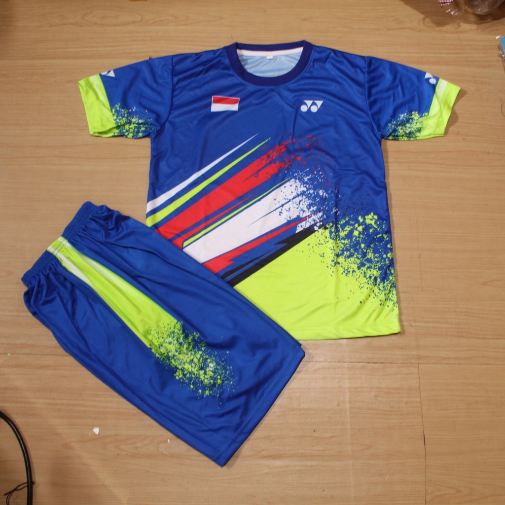 jersey badminton/baju bulutangkis/setelan futsal jersey volli anak murah