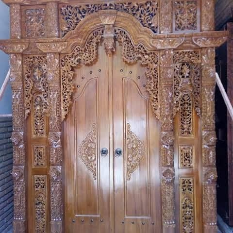 Gebyok Pintu Ukiran Bali Mebel Jepara ukuran 250x270