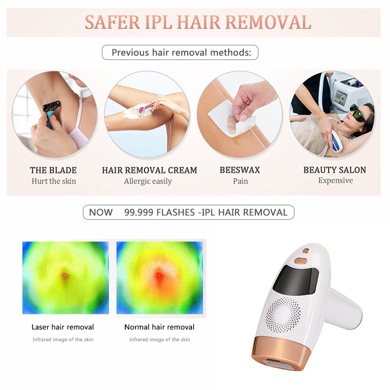 IPL Laser Hair Removal Permanent Epilator Bikini Trimmer hair removal Alat Penghilang Bulu Rambut