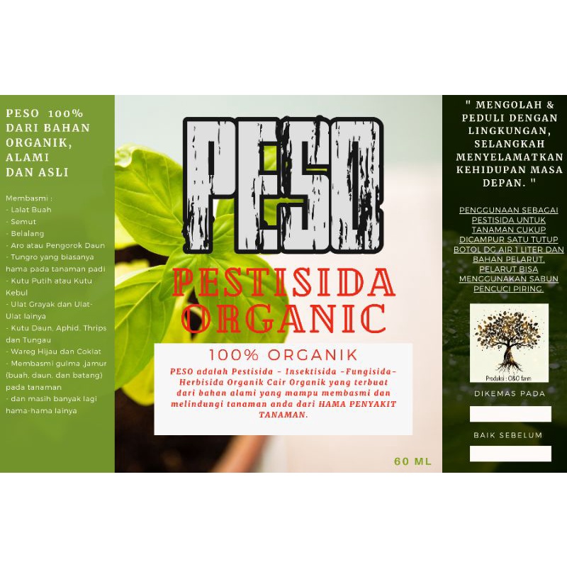 PESTISIDA ORGANIK (PESO) 250ML