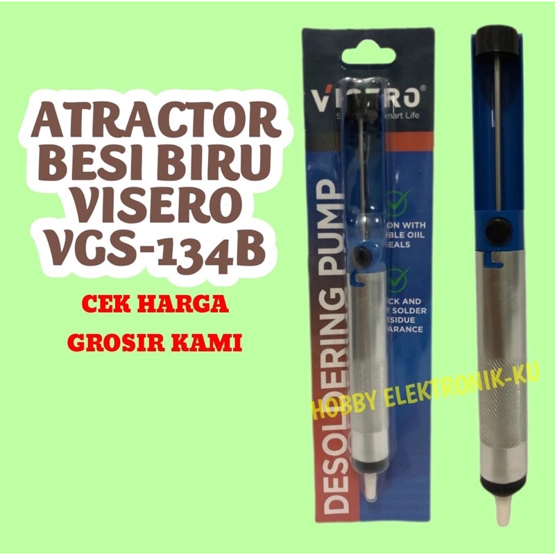 SEDOTAN TIMAH ATRACTOR BESI BIRU VISERO VGS-134B