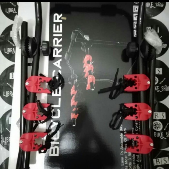 Aksesoris Sepeda - Rak 3 Sepeda Nempel Di Mobil Merek Syte