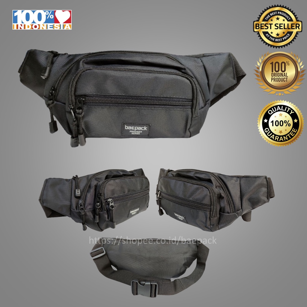 Tas Premium WaistBag Oval Pria dan Wanita Baepack