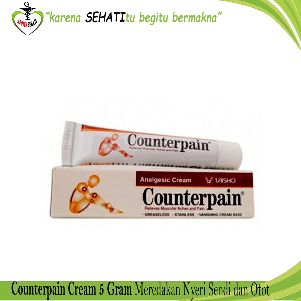 Counterpain Krim Pereda Nyeri Otot Sendi Keseleo Memar