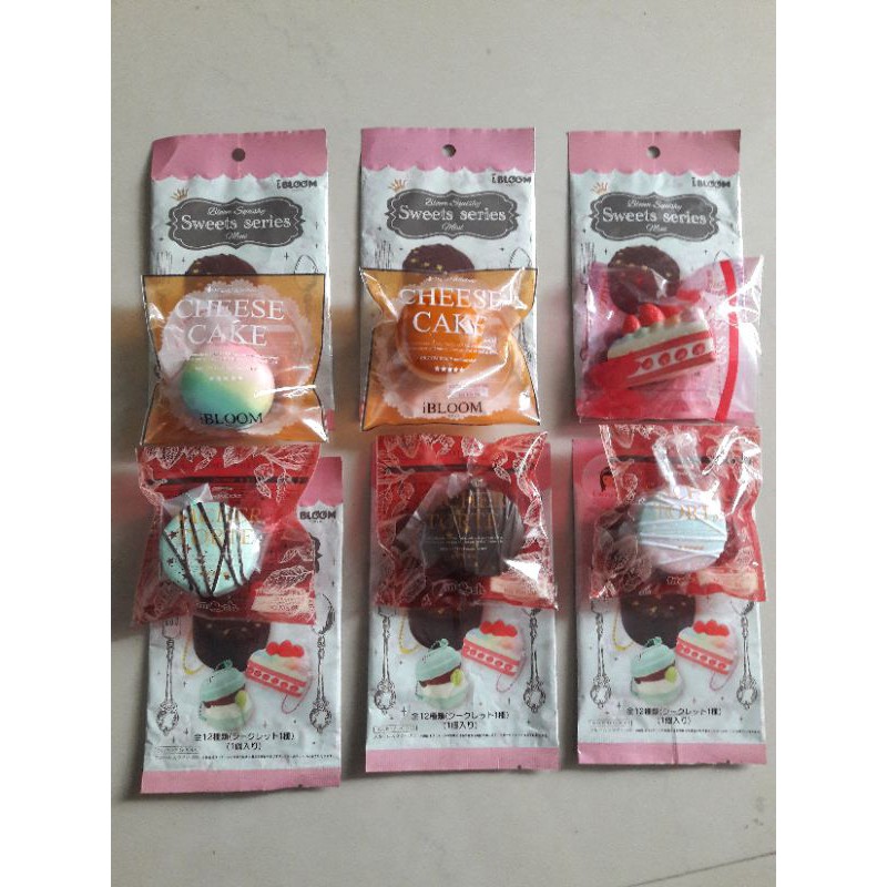 Paket 6 buah Ibloom Mini Sweet Series n Bread Series Licensed dapat Mini Secret nya