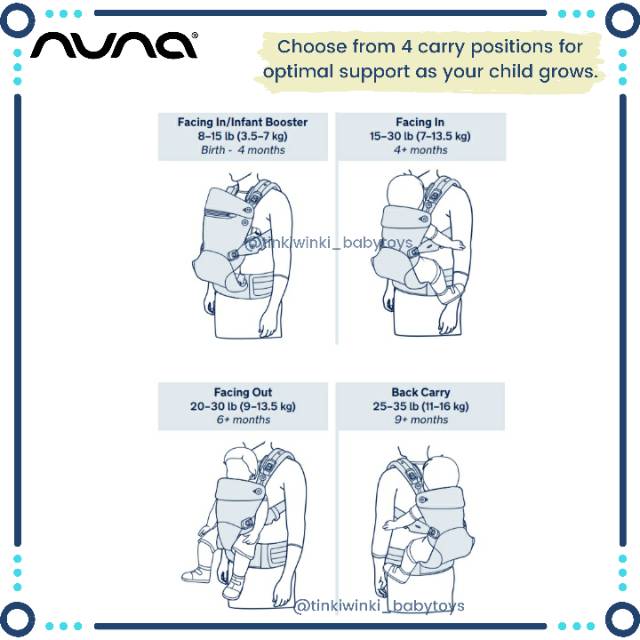 NUNA - CUDL Baby Carrier GENDONGAN BABY